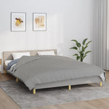 Weighted Blanket Grey 220x235 cm King 11 kg Fabric 350728