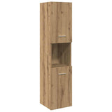 Bathroom Hanging Cabinet Artisian Oak 30x30x130 cm Engineered Wood 856222
