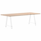 Dining Table Legs A-Shaped 2 pcs White 70x cm Steel 4012853
