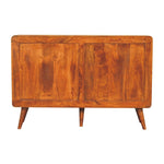 Large Curved Chestnut Chest IN3404