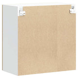 Kitchen Wall Cabinet with Glass Door Lucca Artisan Oak Engineered Wood 853916