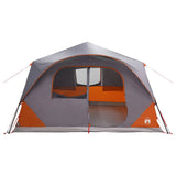Instant Tent with Roof Grey and Orange 365 x 380 x 200 cm 42028701