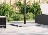 5 Piece Garden Parasol Base Set Granite and Steel 3318586