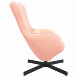 Egg Chair Pink 63 x 73 x 90 cm Fabric 42002770