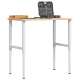 Adjustable Work Bench Frames 2 pcs Metal 55x cm Grey 147932