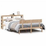 Bed Frame without Mattress 150x200 cm King Size Solid Wood Pine 3305802