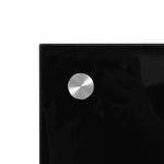Kitchen Backsplashes 2 pcs Black 80x40 cm Tempered Glass 3315798