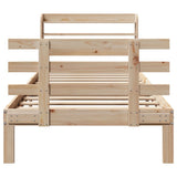 Bed Frame with Headboard without Mattress 100x200 cm 3306849