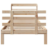 Bed Frame with Headboard without Mattress 90x200 cm 3306847