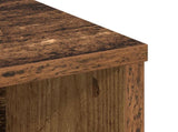 Headboard Cabinet Old Wood 220 x 19 x 101.5 cm Engineered Wood 879447