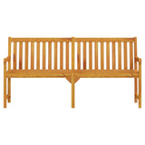 Garden benches 1-Seater 180 x 55.5 x 90 cm Solid Acacia Wood 316612