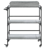 Kitchen Trolley Grey Sonoma 81.5x41x92.5 cm Engineered Wood 842344