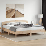 Headboard 200 cm Solid Wood Pine 842486