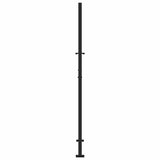 Garden Gate Black 100x175 cm Steel Flame Design 4100992