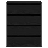 Drawer Cabinet Black 60 x 41 x 76 cm Engineered Wood 868922