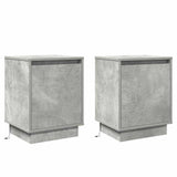 Bedside Cabinet 2 pcs Concrete Grey 39 x 34.5 x 50 cm 869601