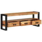 TV Cabinet 120x30x45 cm Solid Wood Acacia 351670