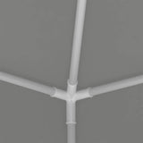 Party Tent Light Grey 250 x 250 x 240 cm PE and Steel 42032997