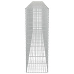 ZNTS Gabion Wall with Covers Galvanised Steel 600x50x150 cm 143582