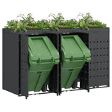 Wheelie Bin Storage for 3 Bins Anthracite 204 x 77.5 x 121.5 cm 3394744