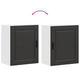 Kitchen Wall Cabinets 2 pcs Porto Black Engineered Wood 854040