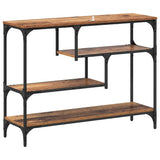 Console Table Old Wood 100 x 30 x 75 cm Engineered wood 883540