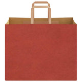 Paper Bags 250 pcs with Handles Red 32x22x24 cm 4101987