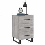 Bedside Cabinet Grey Sonoma 40x40x66 cm Engineered Wood 827690