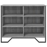 Sideboard Grey Sonoma 91x35.5x74.5 cm Engineered Wood 848552