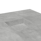 Coffee Table Concrete Grey 80x80x40 cm Engineered Wood 853176