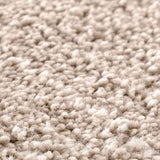 Anti-slip Shaggy Rug Cream 120 x 120 cm PP 4019788