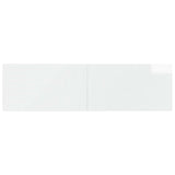 Wall-Mounted Headboard HAARLEM High Gloss White Engineered Wood 896939