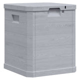 Garden Storage Box 90 L Light Grey 45683