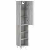 Highboard Grey Sonoma 34.5x34x180 cm Engineered Wood 3199015