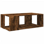 ZNTS Coffee Table Smoked Oak 89.5x48x30 cm Engineered Wood 848154