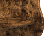 Corner Shelf Smoked Oak 34 x 33 x 102 cm Engineered Wood 899941