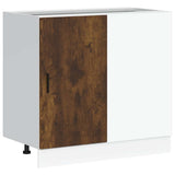 Kitchen Base Cabinet Lyon Smoked Oak Engineered Wood 854293