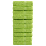 Premium Hand Towels SOLUND 10 pcs Apple Green 50x100 cm 600 gsm 137499