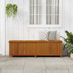 Garden Storage Box 200x50x58 cm Solid Acacia Wood 316500