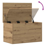 Storage Box Artisan Oak 60 x 35 x 35 cm Engineered Wood 868703