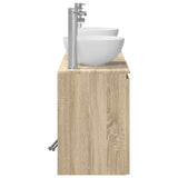 Bathroom Cabinet Set 3 pcs Sonoma Oak 49.5 x 41 x 64.5 cm 3405629