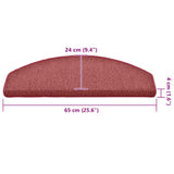 Self-adhesive Stair Mats 30 pcs 65 x 24 x 4 cm Non-Slip 3365763