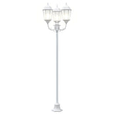 Garden Light White 57 x 49 x 241 cm Aluminium and Glass 42000340