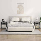 Bedside Cabinet 2 pcs Grey Sonoma 38 x 30 x 48 cm 859587
