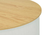 Trade Show Counter Light Brown and White 60 x 93 cm 42046605