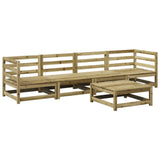 5 Piece Garden Sofa Set Impregnated Wood Pine 3299282