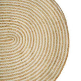 Area Rugs Natural and White 100 x 152 cm Jute 42010763