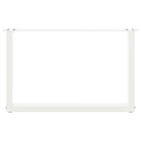Coffee Table Legs U-Shaped 2 pcs White 60x cm Steel 4013161