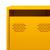 Sideboard Mustard Yellow 135x39x103.5 cm Cold-rolled Steel 3307176
