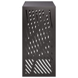 Air Conditioner Cover Black 110 x 50 x 105 cm Steel 8014115
